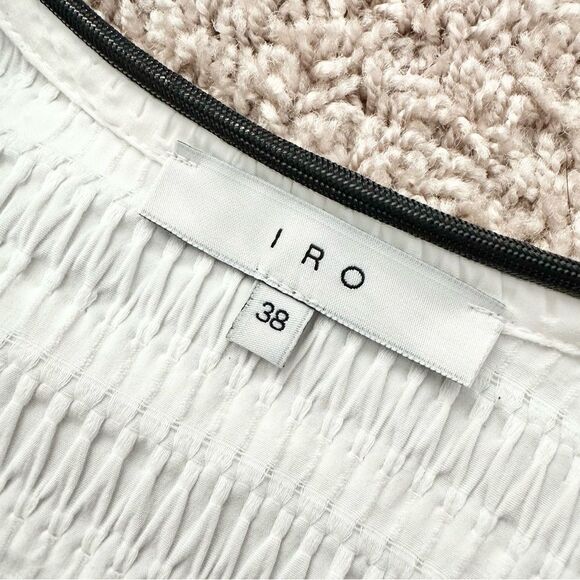 IRO Easton Mini Dress in White Size 38 (6 US) - Picture 7 of 9